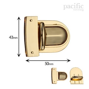 43mm Bag Push Lock : 170019