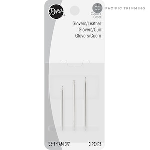 Dritz 3 Glover/Leather Hand Needles