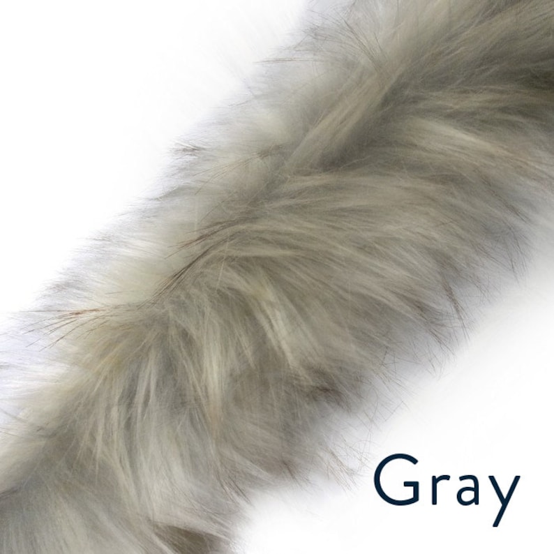 Faux Fur Trim Multiple Colors image 4