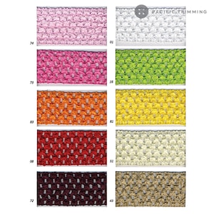 Premium Quality 40mm 1 1/2&quot; Crochet Elastic Multiple Colors