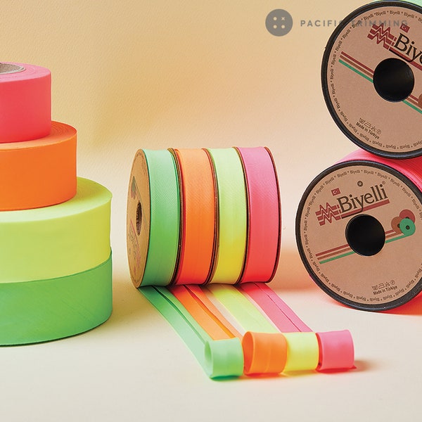 Biyelli 3/4 « Neon Bias Tape Multiple Colors