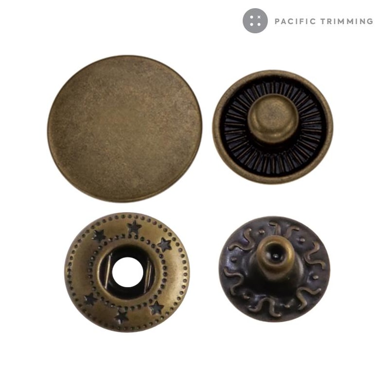 Premium Quality Standard Spring Snap Fastener Multiple Colors and Sizes ...