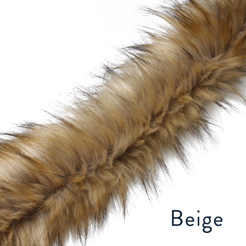 Faux Fur Trim Multiple Colors image 2