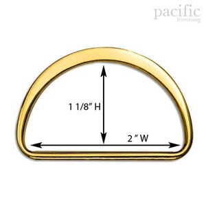 Metal D-Ring A -Style - 150104 Multiple Sizes & Colors