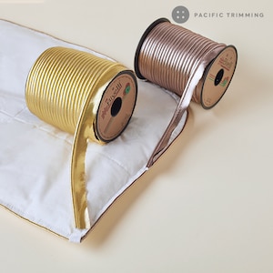 Biyelli 1/2" Metallic Piping Tape Silver, Gold