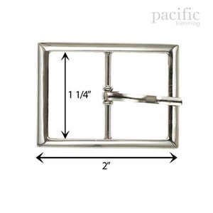 1 1/4&quot; Metal Buckle : 160275 (2 Colors)