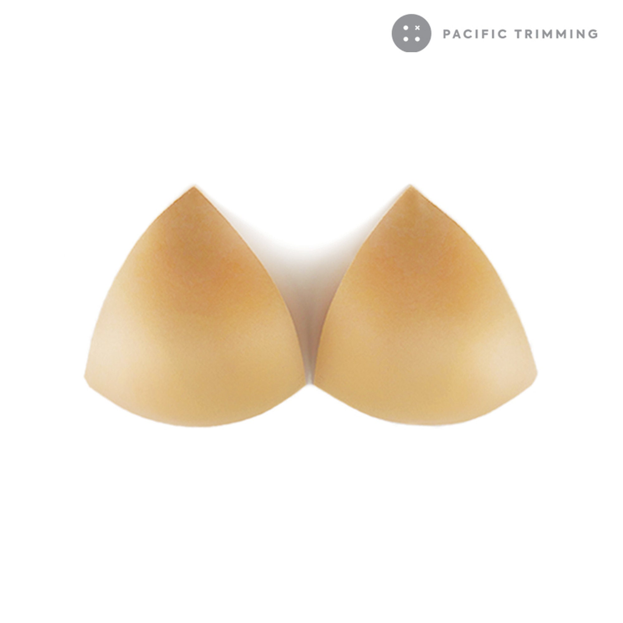 Rounded Bra Cup Inserts in Beige or Black- Sizes 32-44