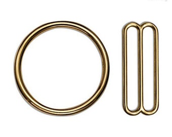 Lingerie Ring Slider Set - 5 Sizes/5 Colors Available - 160126