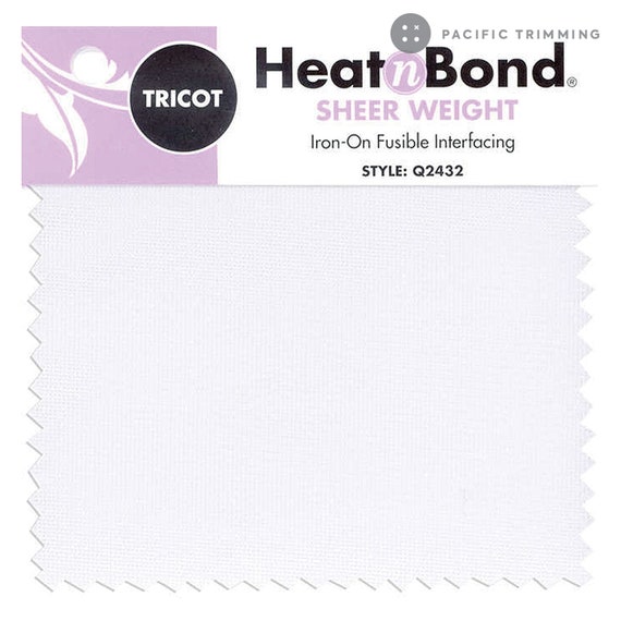 Heatnbond Sheer Weight Tricot Fusible, White 20 Inch Wide 