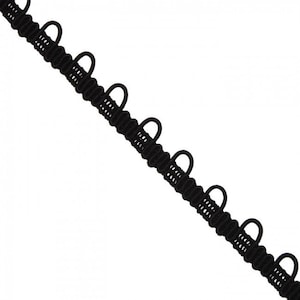 1/4&quot; Button Loop Elastic - 7132