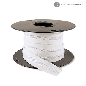 riri Zipper Continuous Chain Decor E Plastic Tape White