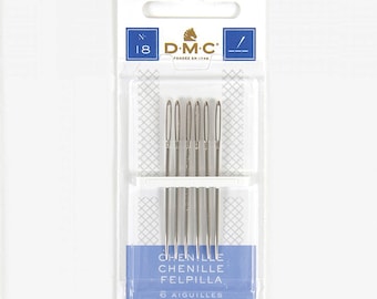 DMC Chenille Needles Multiple Sizes - Size 18, Size 18 - 22, Size 20, Size 22, Size 24