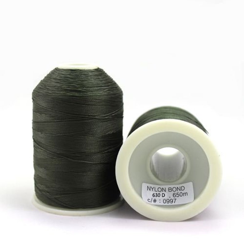 Dark Olive SHK Bonded Nylon Thread