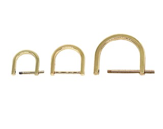 Moschettone Girevole In Metallo, 30 Pezzi, Fibbia Ad Anello A D, Girevole Tri-Glide, In Metallo, Girevole (25 Mm/32 Mm