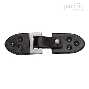 4 3/4&quot; Leather Closure - 2 Colors Available - 201018