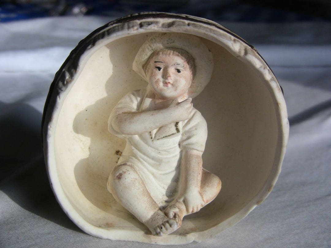 Antique Piano Babies Baby German Porcelain Bisque Figurine Boy Etsy
