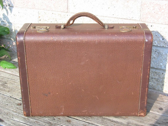 vintage stackable suitcases