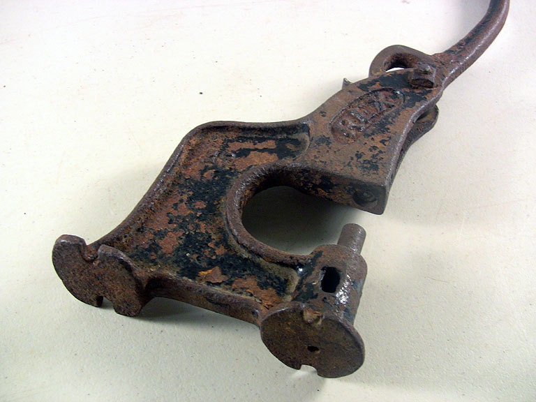 Antique U.S Novelty Co. Iron Leather Rivet Tool