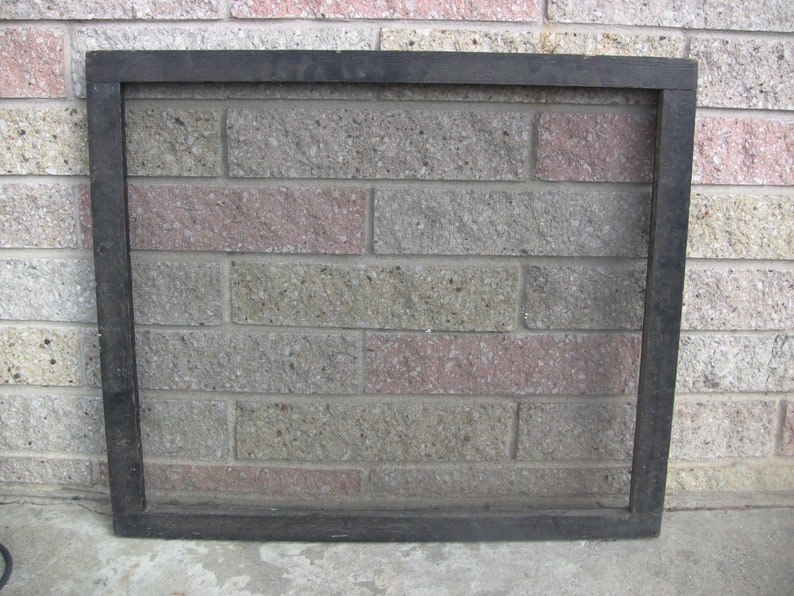 Antique Wooden Window Screen Farmhouse Decor Architectural Salvage