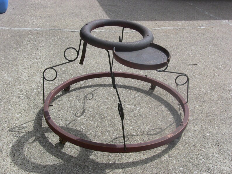 Antique Baby Walker Bouncer Equipment Victorian Nursery Decor Etsy