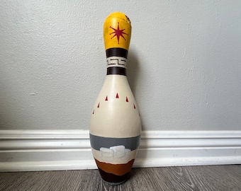 Lebowski Bowling Pin PERSONALIZED | The Dude Art | Bowling | Lebowski Decor | White Russian | Lebowski Fest | Acrylic on Spare Bowling Pin