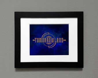 Tomorrow Print / Land Watercolor / Tomorrow Painting / Decoración / Tomorrowland Art / Descargar / 3 Tamaños