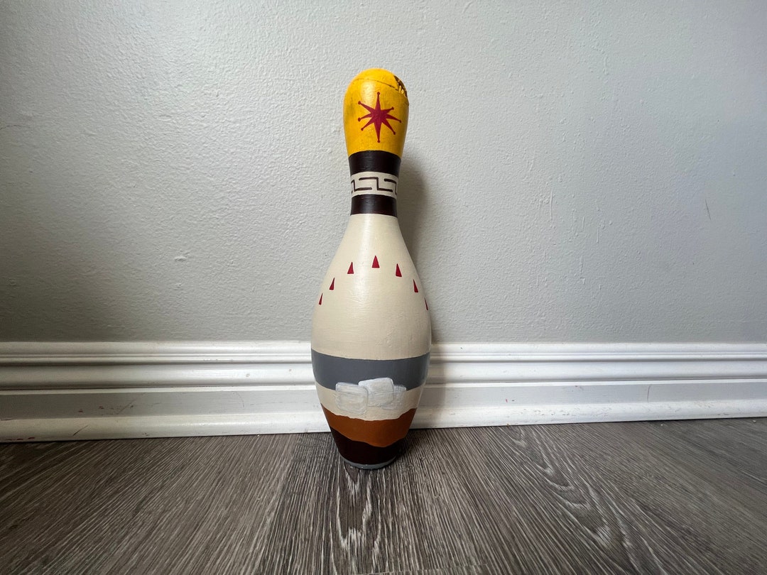 Lebowski Bowling Pin PERSONALIZED the Dude Art Bowling Lebowski Decor
