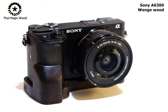 Thai magic wood,Wood grip for Sony A7ii,Wood handle,Made from Wenge wood,Premium quality wood grip.Very light weight,beautiful Good handling.