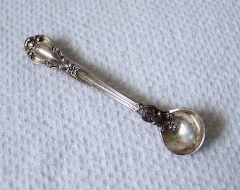 Vintage GORHAM STERLING Miniature Silver Spoon Pin Brooch