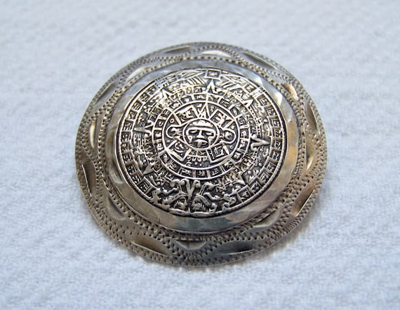 Beautiful Vintage Sterling Silver .925 Mexico Azt… - image 1