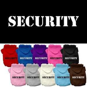 Security dog sweater online