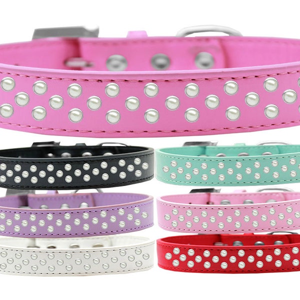 Pearl Dog Collar Etsy