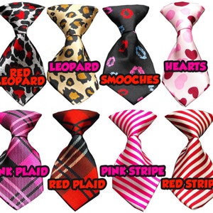 Pet, Dog & Cat Neck Ties, "Valentine's" *Available in 8 different print options!*