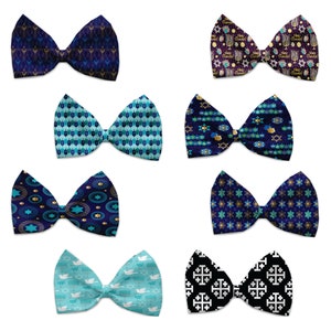 Hanukkah Pet, Dog and Cat Bow Ties, "Happy Hanukkah Group" (Choose from 8 different patterns!)
