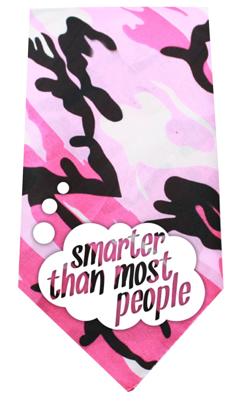 Bandana/'s Camo Print Smarter Than Most People