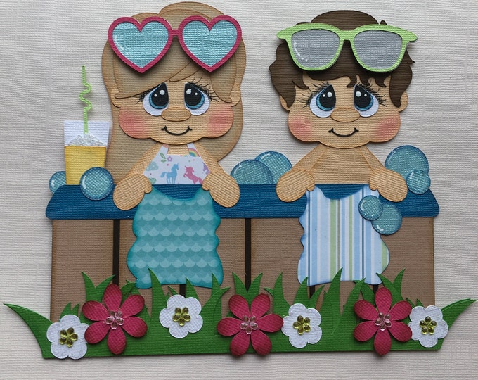 Sweet Summer Paper Piecing Die Cut Scrapbook Embellishment Title - Etsy