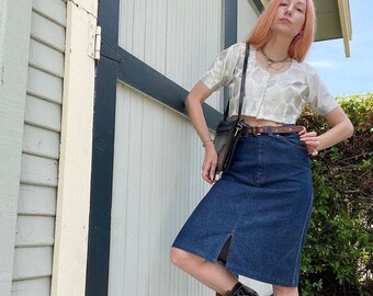 Levis Denim Skirt - Etsy