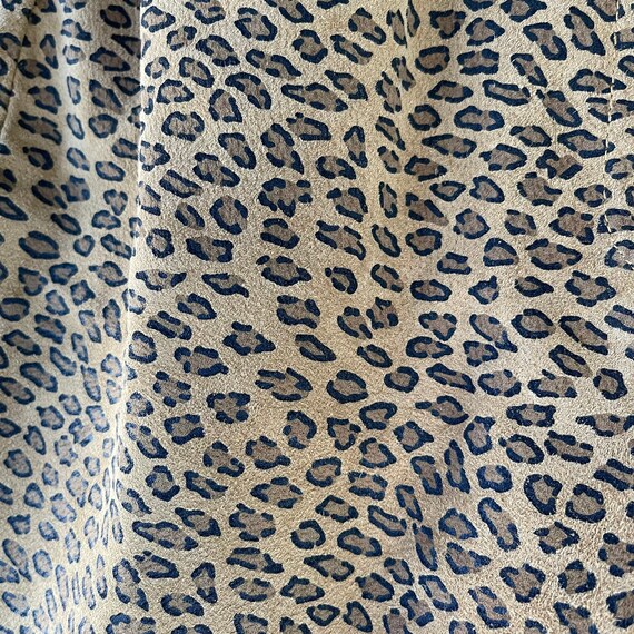 Vintage 90s Forenza Brown Leopard Cheetah Animal Print Vintage 90s Forenza Brown Leopard Cheetah Animal Print