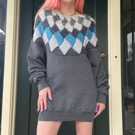 Vintage 80s Reworked Handmade 