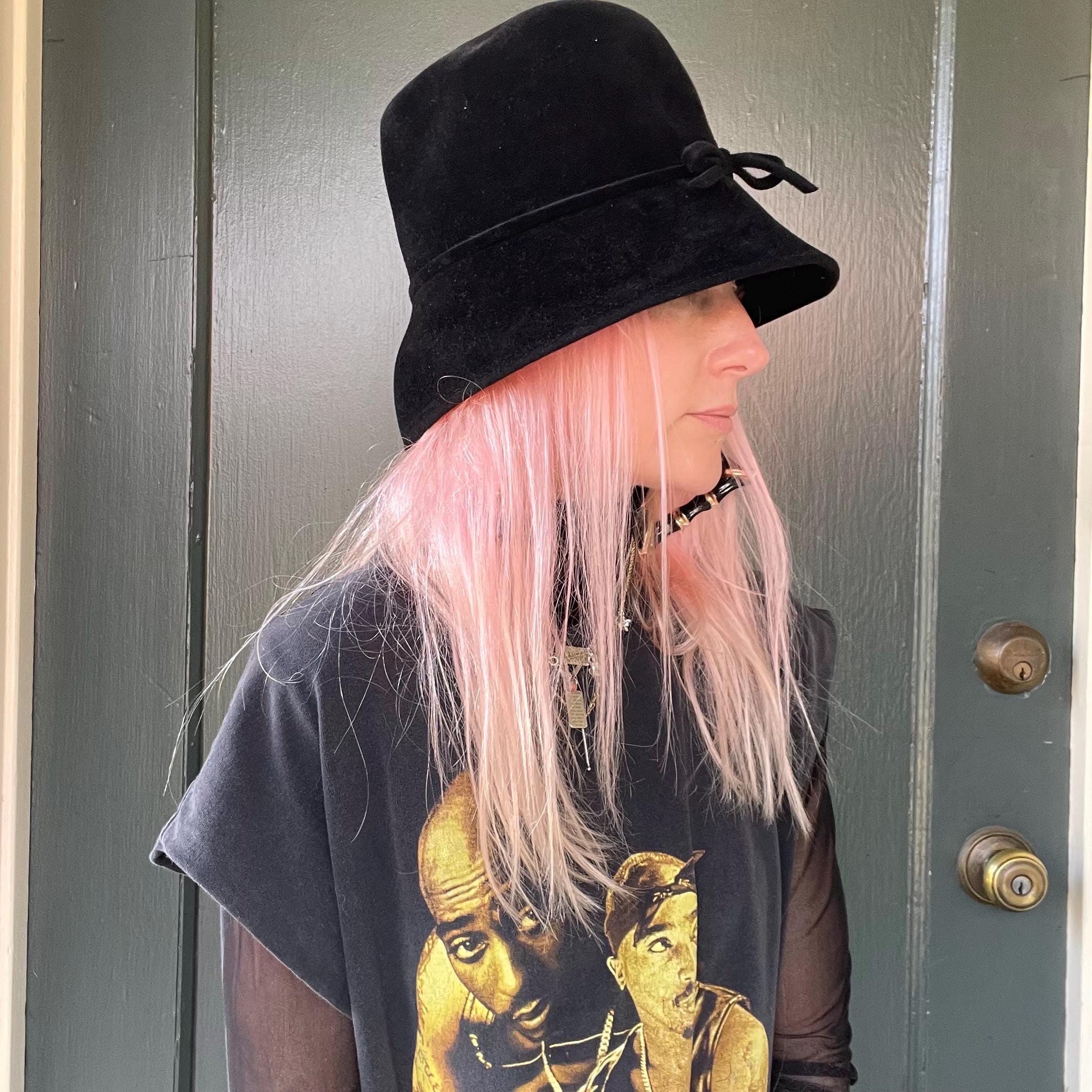 Vintage 50s Saks Fifth Avenue Millinery Salon Black Cloche  display picture 1