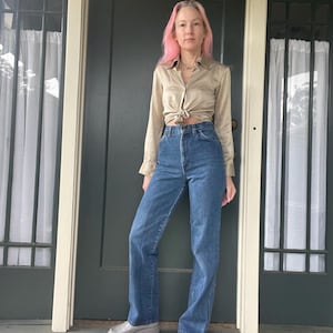Vintage 1980s C.i.a. Blue Jeans, 80s Women's High Waisted