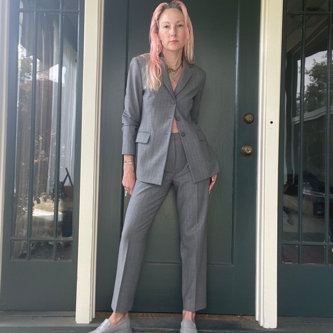 Vintage 70s/80s Sears Roebuck CO Pants That Fit Grey High Rise Office  Trousers