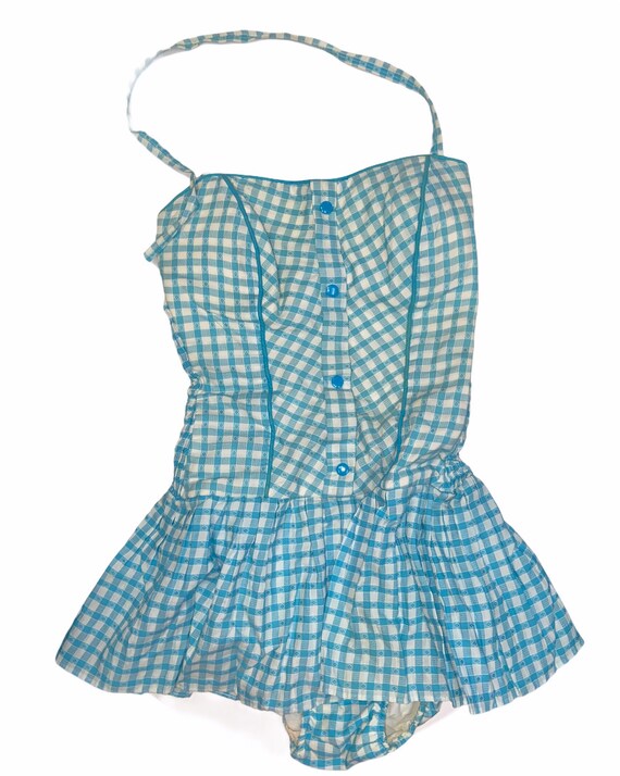 Vintage 50s-60s one piece pin up style rockabilly