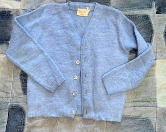 Vintage toddler 3T mohair cardigan sweater