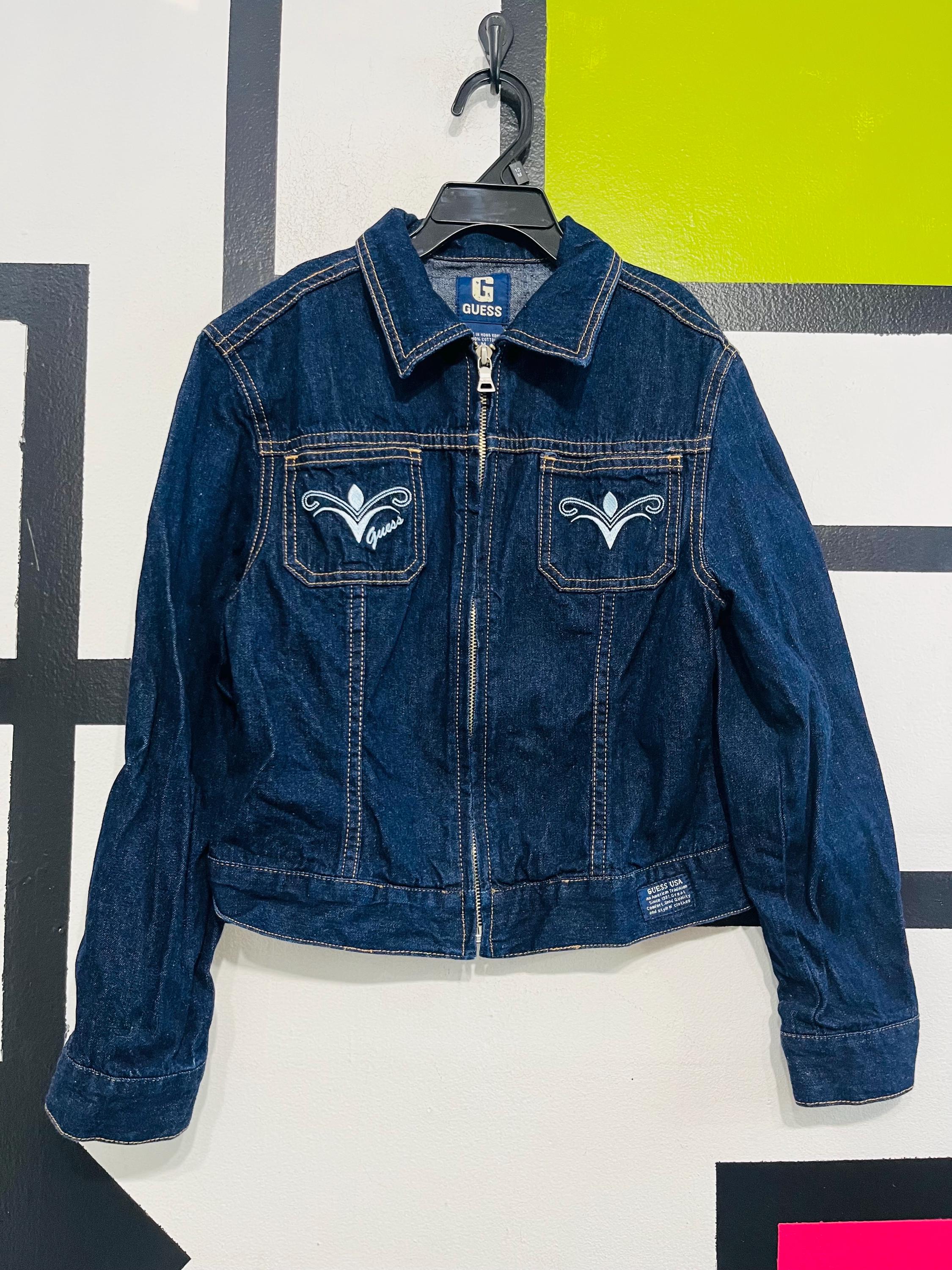 90s Guess Denim Jacket - Etsy