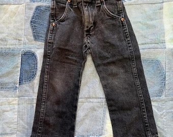 Vintage black toddler wrangler black jeans