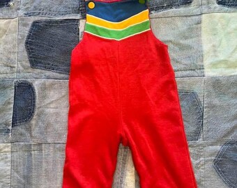 Vintage infant color block Carters jumper onesie