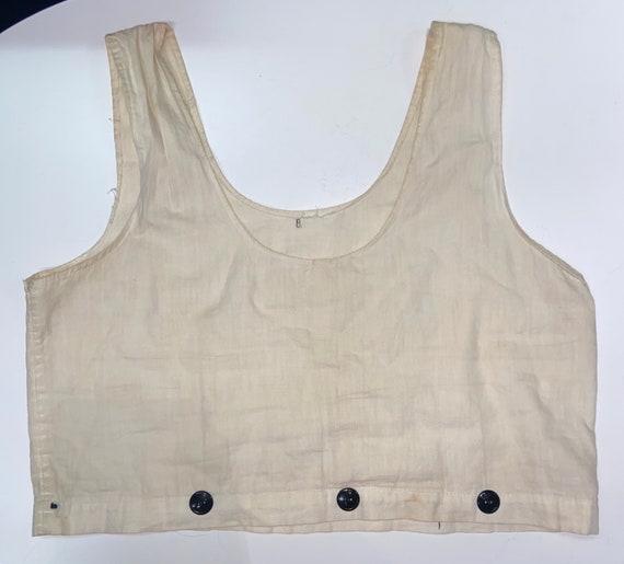 Antique tank camisole cropped style top