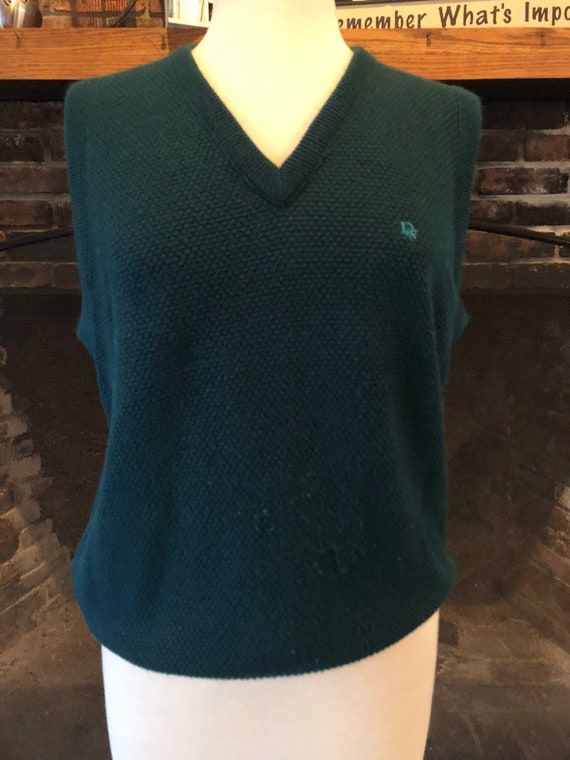 dior knit vest