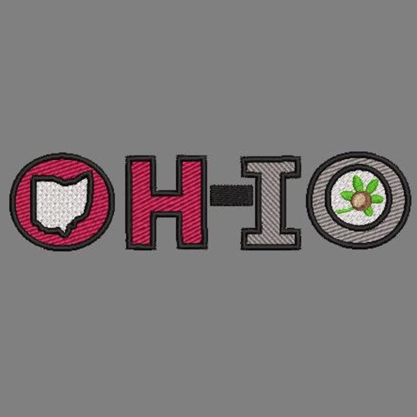 Ohio State Pes Embroidery Designs - Etsy